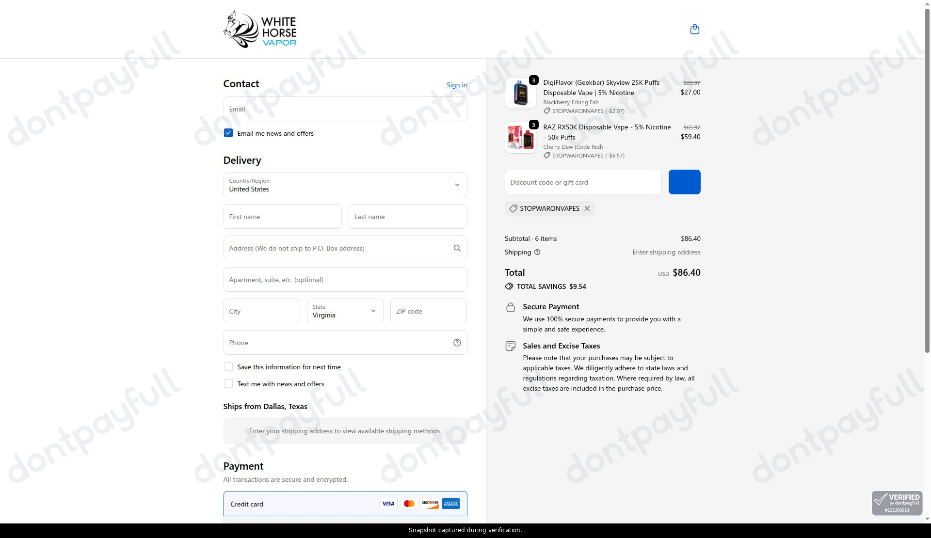 20% Off White Horse Vapor Discount Codes June 2026