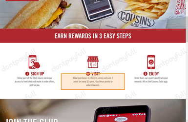 Cousins Subs Coupons - 20% Off Coupon Code April 2025