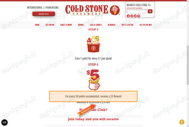 30% off - cold stone creamery coupon & promo code... Cold Stone Creamery Coupons - Get $5 Off in April 2025