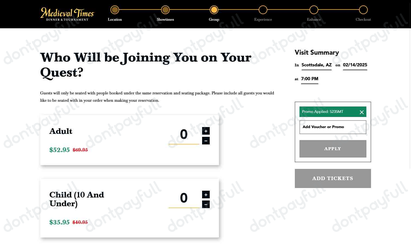 30% Off Medieval Times Coupon, Promo Codes - May 2025