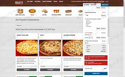25% Off Rosati's Pizza Coupon, Promo Codes - May 2025