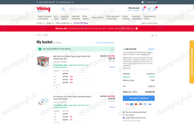 £10 Off Viking Orders - Working Proof