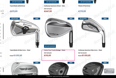 Snapshot of Affordable Golf promo: 'Get up to 30% Off Top Brand Golf Clubs' - captured during verification by DontPayFull on 02-Jul-2026.