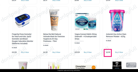 Snapshot of AYP Healthcare promo: 'Personal Care Items from £2.99' - captured during verification by DontPayFull on 24-Sep-2026.