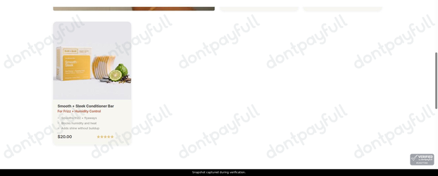 Snapshot of Bar and Bar promo: 'Shop Conditioner Bars Starting at $20' - captured during verification by DontPayFull on 30-Sep-2026.