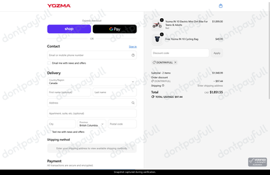 Verification proof for DONTPAYFULL