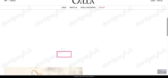 Snapshot of Calla Shoes promo: 'Enjoy Up to 20% Off The Bridal Footwear Range' - captured during verification by DontPayFull on 29-Sep-2026.