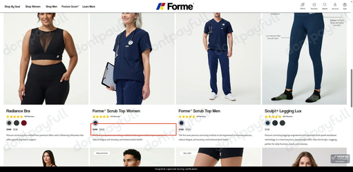 Snapshot of Forme promo: 'Save up to 40% on the New Collection' - captured during verification by DontPayFull on 04-Aug-2026.