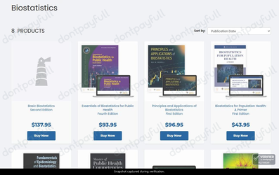 Snapshot of Jones & Bartlett Learning promo: 'Biostatistics from $43' - captured during verification by DontPayFull on 06-Jun-2026.