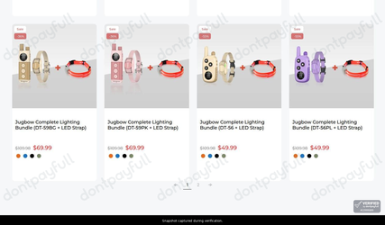 Snapshot of Jugbow promo: 'Get up to 55% Off Remote Training Collars in the Courtyard Series' - captured during verification by DontPayFull on 03-Jul-2026.
