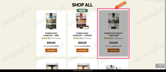 Snapshot of Lone Wolf Ranch promo: 'Shop All from $19' - captured during verification by DontPayFull on 30-Sep-2026.