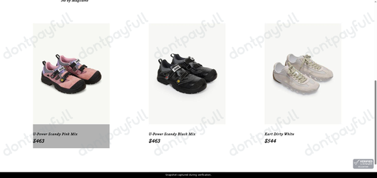 Snapshot of Magliano promo: 'Footwear from $463' - captured during verification by DontPayFull on 30-Sep-2026.