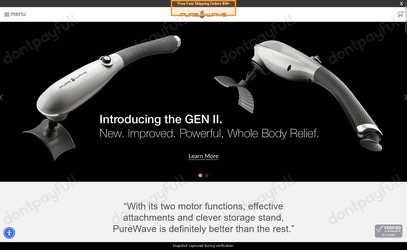 purewave gen ii advanced percussion and vibration massager App Control main image 0