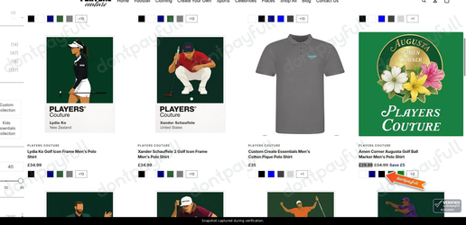 Snapshot of Players Couture promo: 'Up to £5 Off Smart-casual Polos' - captured during verification by DontPayFull on 01-Oct-2026.