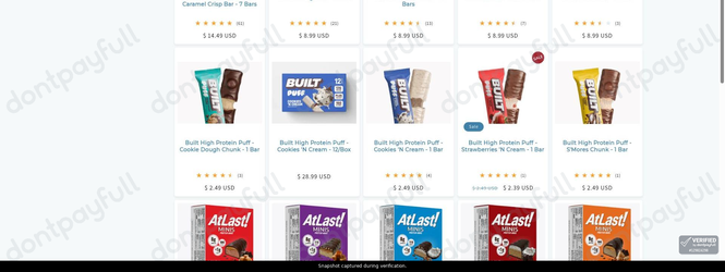 Snapshot of ProteinWise promo: 'Enjoy Up to 4% Off a Variety of Snack Bars' - captured during verification by DontPayFull on 29-Jun-2026.