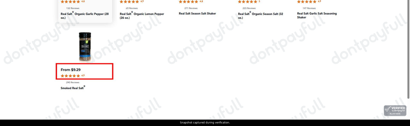 Snapshot of Redmont Life promo: 'Find Spices and Seasonings from $9' - captured during verification by DontPayFull on 02-Jul-2026.