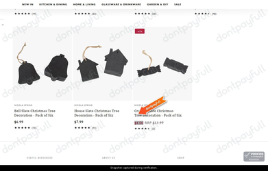 Snapshot of Rinkit promo: 'Up to 65% Off Festive Home Decor' - captured during verification by DontPayFull on 29-Sep-2026.