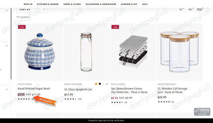 Snapshot of Rinkit promo: 'Up to 75% Off Food & Drink Storage' - captured during verification by DontPayFull on 29-Sep-2026.
