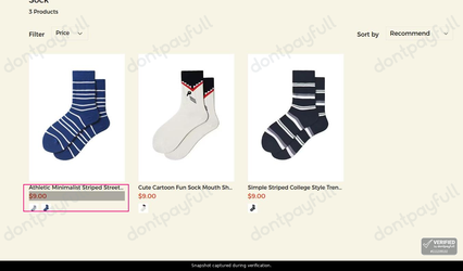 Snapshot of Salt Roam - Mickioy promo: 'Socks from $9' - captured during verification by DontPayFull on 25-Oct-2026.