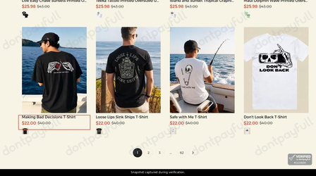 Snapshot of Salt Roam - Mickioy promo: 'Up to 45% Off T-shirts' - captured during verification by DontPayFull on 28-Oct-2026.