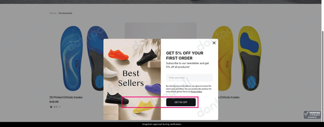 Snapshot of NEXBIE Shoes promo: 'Up to 50% Off Accessories' - captured during verification by DontPayFull on 29-Sep-2026.
