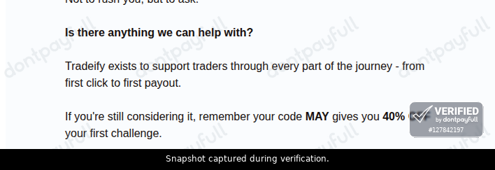 Verification proof for MAY