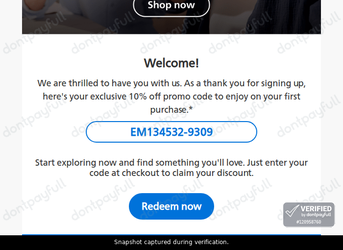 Verification proof for EM134532-9309