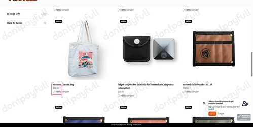Snapshot of Vosteed promo: 'Find Gear and Accessories from Just $10' - captured during verification by DontPayFull on 27-Oct-2026.