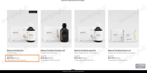 Snapshot of It Works promo: 'Save up to 70% on Premier Balance Test Kits' - captured during verification by DontPayFull on 01-Jul-2026.